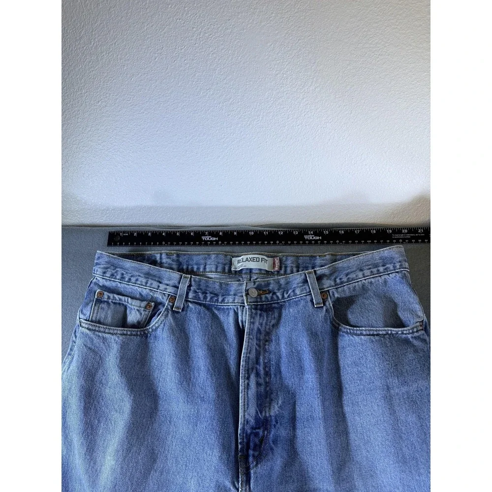 Y2k Levi's 550 Jeans Mens‎ 40x30 Light Wash Blue Relaxed Tapered Denim Casual